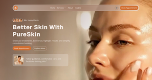 PureSkin - Shadcn UI Skincare template